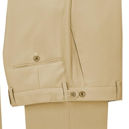 Men's 2 Piece Slim Fit Suit with Metal Clasp Stylish Slim Fit Suit Casual Business Wedding Tuxedo Suit4