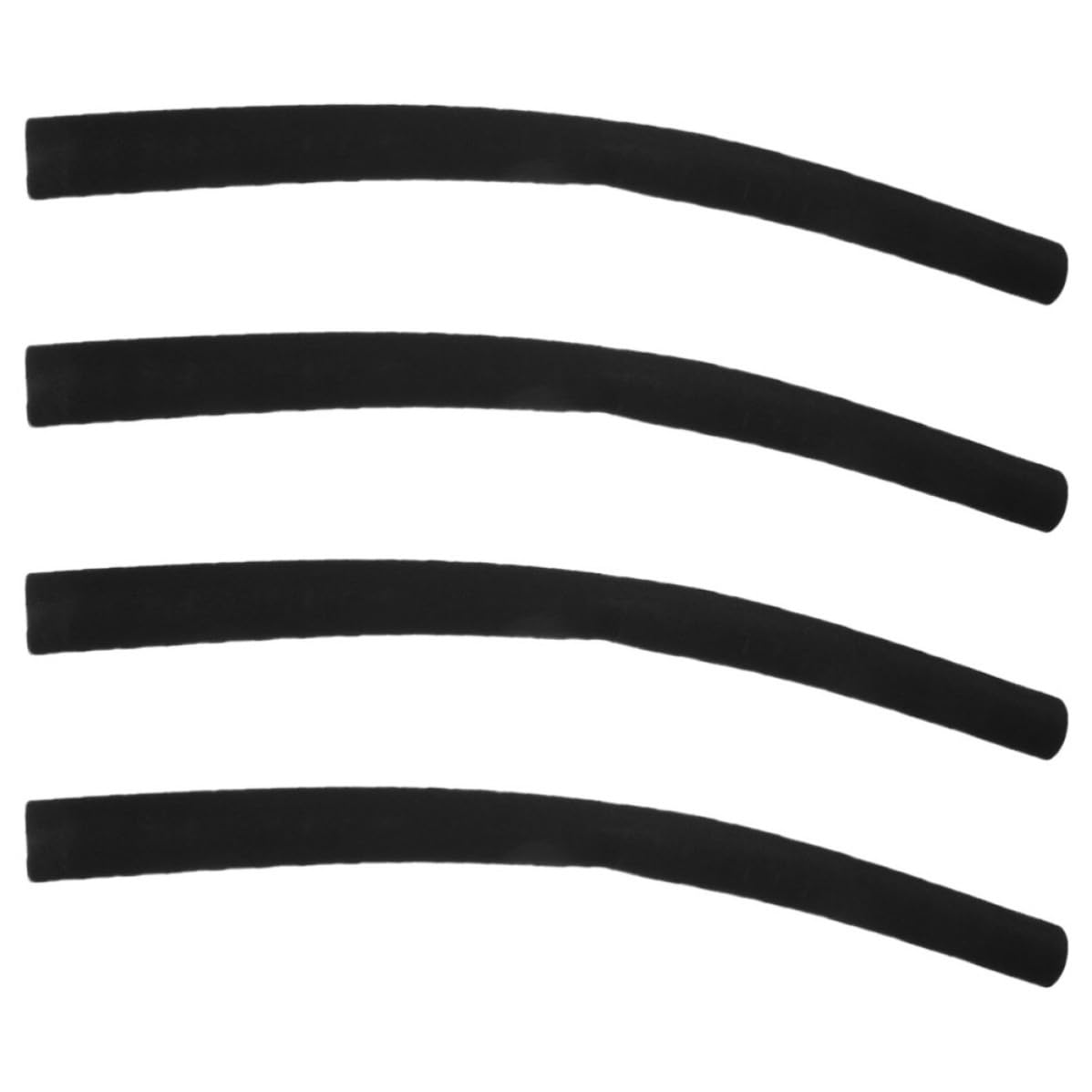4pcs Black Sponge Handle Cover for Stroller Trolley and Shopping Cart