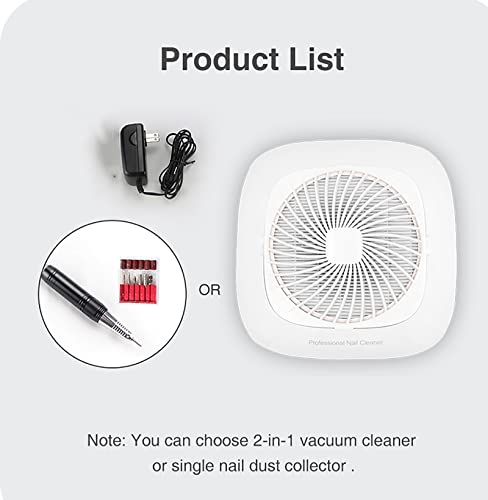 Extractor de polvo para uñas con filtro reutilizable miniatura 7
