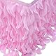 rismart Mehrschichtig Tüll Tischrock Tutu Tischbekleidung zum Geburtstag Hochzeit Parteien Rosa,77 H x L 187 cm