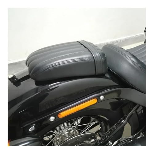 Cojín de asiento de PU de conductor con acabado resistente para Softail FXBB 3