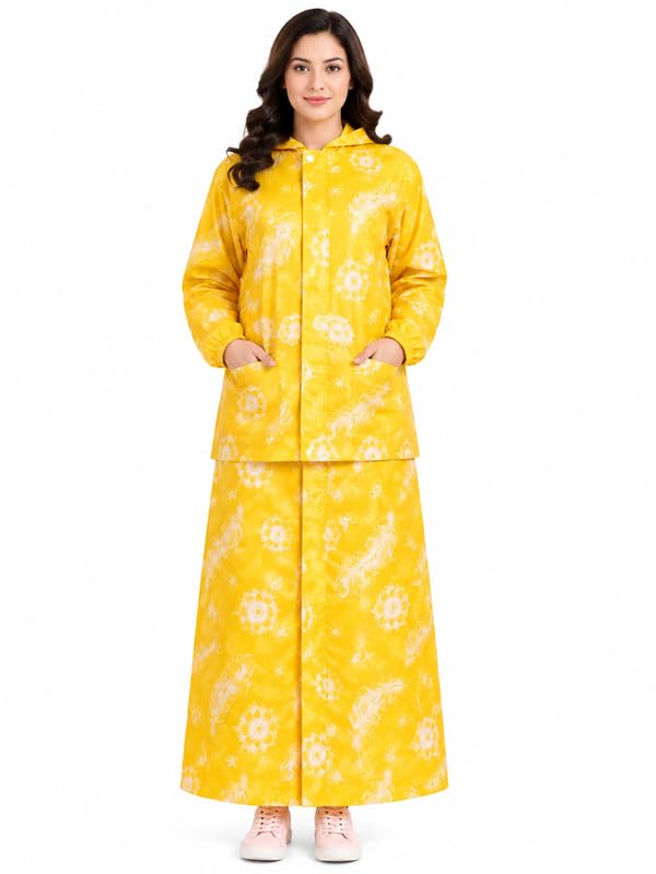 Image of Romano nx 100% Waterproof Rain Skirt Top Jacket for Women Rain Coat with 3 Years Warranty in 28 Colors