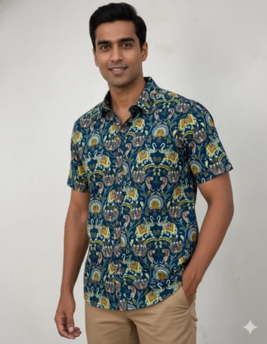 Image of Signature Heritage Printed Half Sleeve Shirt