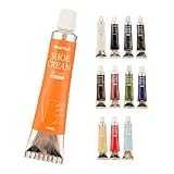 [ウッドフィールド] 調色できる 靴クリーム ブラシ テレンプ すぐ使える3点セット 説明書付 cream 15ml キャメル １５g