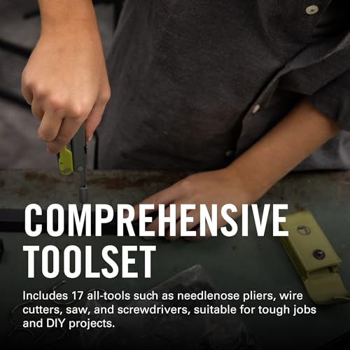 Image of LEATHERMAN, Rebar Multitool with Premium Replaceable Wire Cutters and Saw, Burnt Sienna