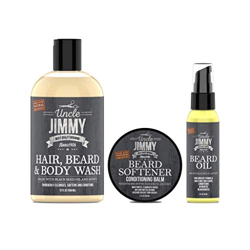 Uncle Jimmy The Ultimate Beard Care Kit - Regimen #TOP7