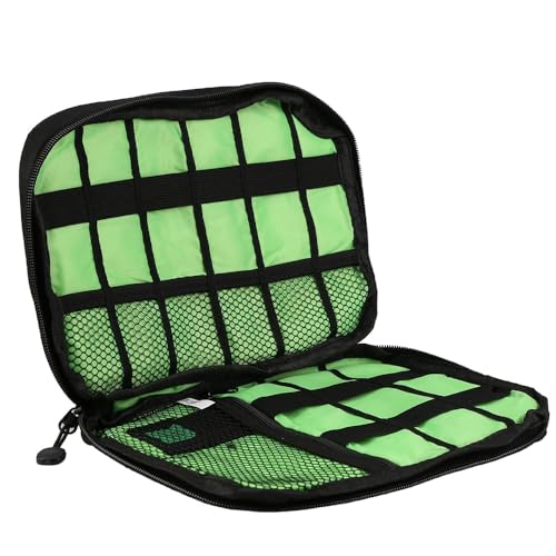 Lyai Electronics Organiser Travel Cable Bag,Black Waterproof