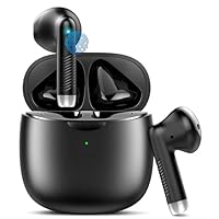 ワイヤレスイヤホン bluetoothイヤホン【2025年アップグレード版】AIスマート ENC通話ノイズキャンセリング 最新Bluetooth5.4 ブルートゥースイヤホン 全音域HI-FI音質 低遅延 接続瞬時 Type-C 急速充電 片耳/両耳 WEB会議/運動/ゲーム/テレワーク/通学/通勤/スポーツ/音楽用 iPhone/Android対応