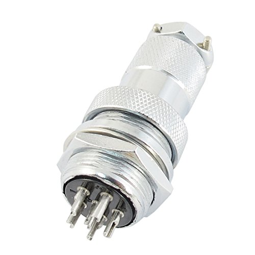 Conector de aviación Aexit GX20-6 6 pines metal