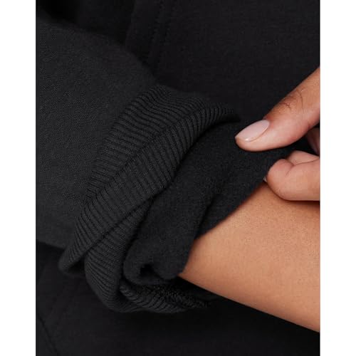 Image of Under Armour Womens Freedom Logo Fleece Hoodie Black /White Large,