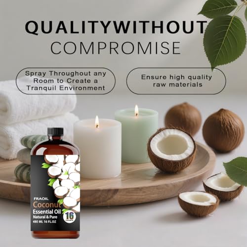 Aceite Esencial de Coco y Durazno 16 Fl Oz para Difusor miniatura 6