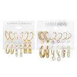  Anwendbare Anlässe: Diese hübschen Ohrringe eignen sich für verschiedene Anlässe wie Geburtstagsfeier, Hochzeit, Fest, Verlobung, Jubiläum, Festfeier usw. Tolles Geschenk für Ihre Freundin, Frau, Mutter, Tochter und Freundin.