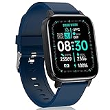 [Notificación inteligente] Este reloj inteligente (Instagram / Skype / Facebook / Twitter / Line / WhatsApp, etc.) con funciones de recordatorio y notificación para llamadas entrantes. Simplemente encienda Bluetooth y configure "GloryFit" en la aplicación. No te pierdas ninguna noticia importante. La función de cambio de música no tiene que sacar el teléfono de su bolsillo, tocar el reloj para reproducir o pausar la música y cambiar de pista.