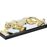 jinyi2016SHOP Home Décor Traditional Tiger Model Decoration Wealth Success Metal Decoration Home Office Decoration Tabletop Ornaments Car Accessories Art Decorative