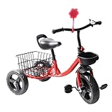 Ride classique: ce tricycle est idéal pour les cyclistes pour débutants. Il offre une commodité, un confort et un plaisir. Les pneus de conduite silencieux offrent une conduite en douceur. Aide à renforcer les habiletés motrices brutes pour les tout-petits et les enfants d'âge préscolaire.