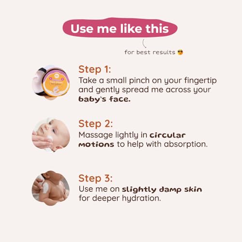 Image of ROOT and SOIL - Pink Lotus & Coconut milk Face cream for Babies | Luxurious Blend of Mango Butter & Pink Lotus Water | Light weight Non greasy formula | 45 grams (3+ months to 8 years)