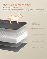 Feandrea Orthopädisches Hundebett, Hundekissen, 89 x 63 x 16 cm – Ansicht 6