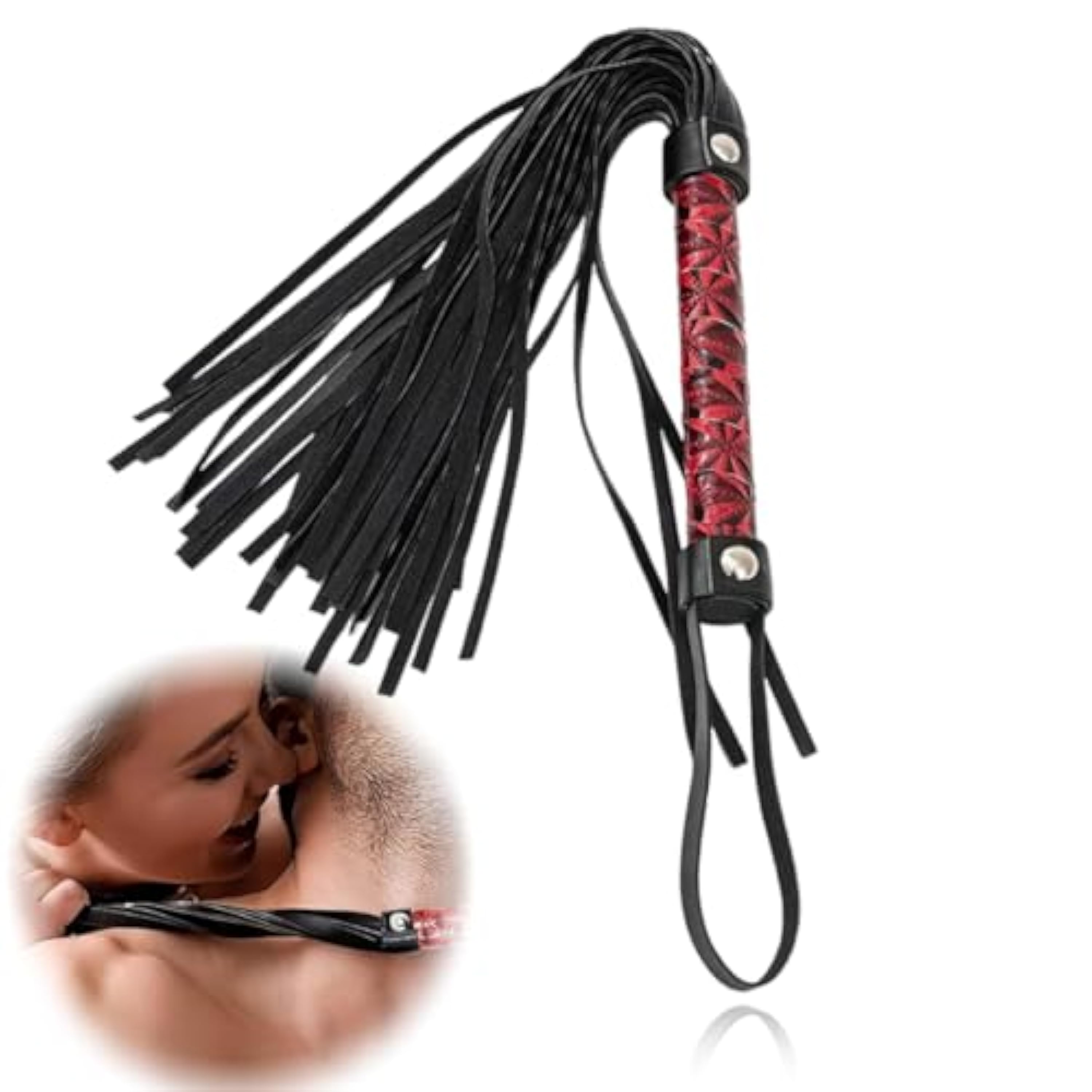 1 pcs latigo Cuerode Cuero Artificial Suave,Látigo de Cuero PU para Caballos Herramienta de Entrenamiento, Accesorios para Disfraces, Cultivo para Montar a Caballo para Deportes al Aire Libre