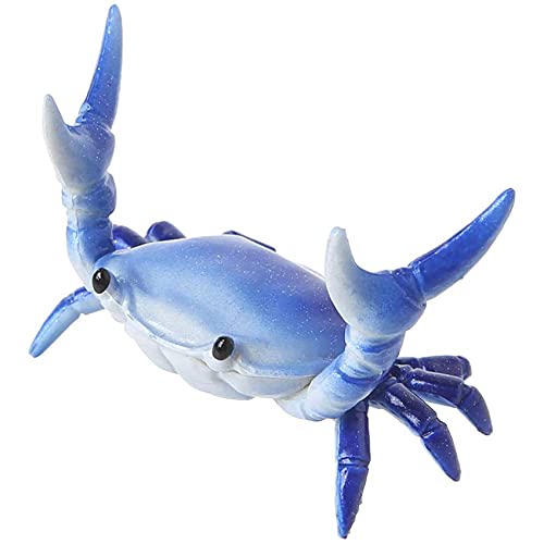 ZSDFW Cartoon Crab Stifthalter Crab Pen Aufbewahrungsregal Niedliche Kleintierhalterung Multifunktionale Aufbewahrung Briefpapier Stifthalter für Student Office School Desk Decor,Blau Cover