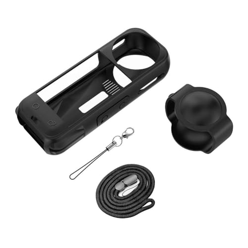 Protective Case for insta360 X5 Lens Silicone Cover Soft Cover Lens V0H4 Strap X5 For Insta 360 Action Camera