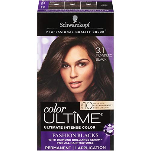 Schwarzkopf Color Ultime Hair Color Cream, 3.1 Espresso Black (Packaging May Vary)