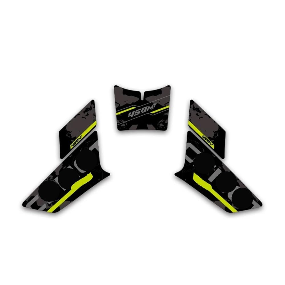 Gas Fuel Tank Pad Motorcycle Tank Pad Fuel Protector Gas Decals for 450MT MT450 450 MT Sticker