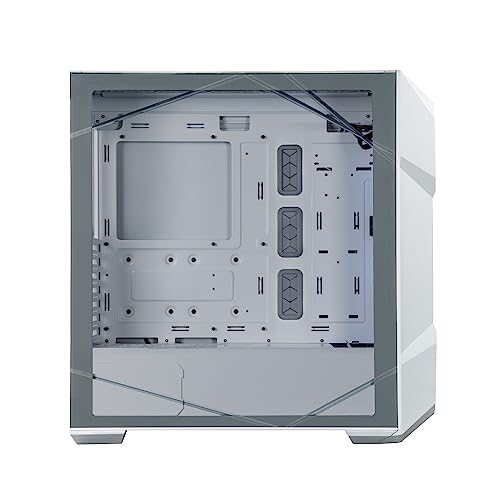 Miniatura 7 de Cooler Master MasterBox TD500 Mesh V2 – Caja PC Mid-Tower E-ATX, Malla Poligonal, 3x120mm Ventiladores ARGB Preinstalados, Panel Superior Extraíble, Panel Lateral Vidrio Templado, USB C 10Gbps, Blanco