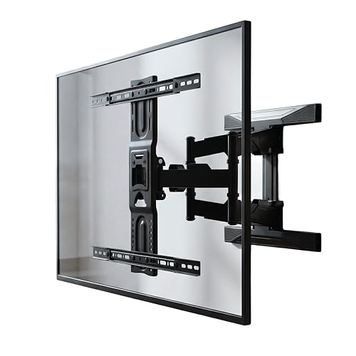 Image of Robustt P6 Movable TV Wall Mount for 40 inch - 80 inch LED Screens | Full Motion TV Mount with Tilt, Swivel & Extend Arm | Adjustable TV Wall Mount | Supports up to 45.5 kg | VESA 200x200-600x400mm