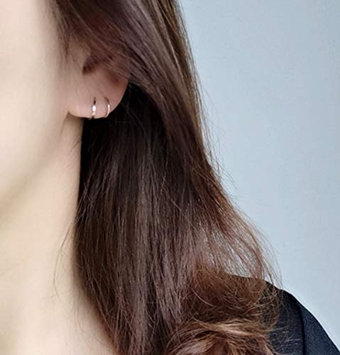 Reffeer 925 Sterling Silver Minimalist Crawler Earrings Wrap Cuff Earrings For Women Teen3