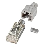 Gigabit Netzwerkstecker zum Crimpen von Patchkabeln.