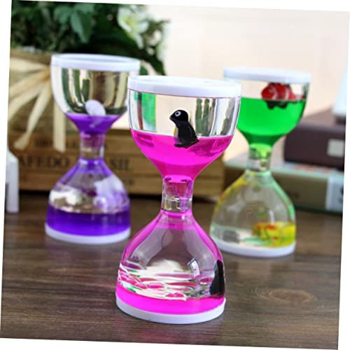LIOOBO 2 Peças Temporizador Líquido Brinquedos Sensoriais Brinquedos De Movimento Líquido Ampulheta