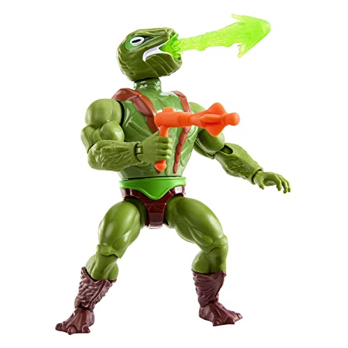 Masters of the Universe Origin, action figure Kobra Khan, Articulated Collectible MOTU Toy with Accessory and Mini Comic - Image 3