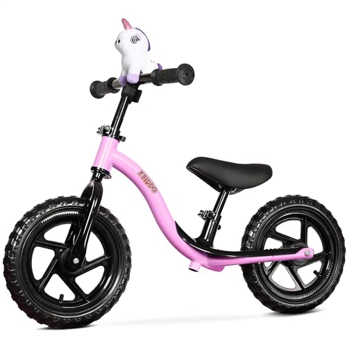 Image of KRIDDO Toddler Balance Bike 2 Year Old, Age 24 Months to 5 Years Old, Early Learning Interactive Push Bicycle with Steady Balancing, Gift Bike for 2-5 Boys Girls, Purple