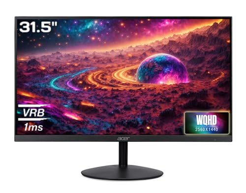 Acer SA322QU E 31.5 Inch WQHD IPS Monitor | 100Hz Refresh | 1ms VRB |...