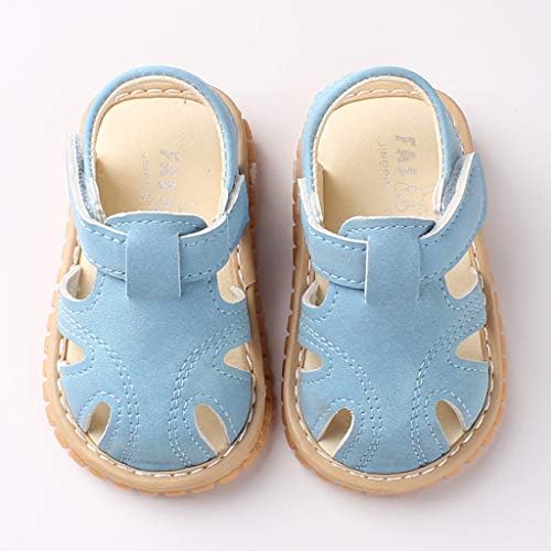 Ahannie Sandales Cuir Bébé Garçon Fille - Chaussures Premiers Pas Avec Soutien Voûte Plantaire