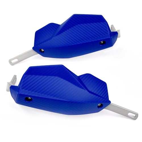 Protège-mains de moto bleu 22 28mm pour guidon de dirt bike YZF