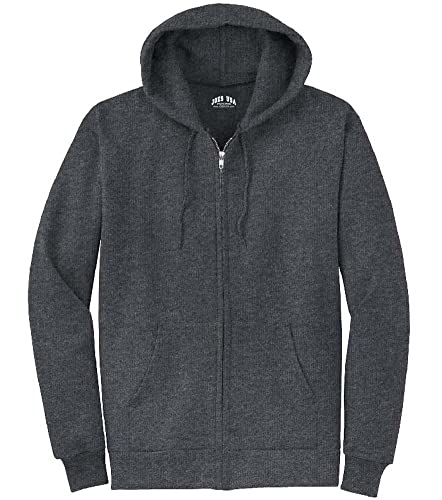 Joe's USA Men's Full Zipper Hoodies - Hooded Sweatshirts in 25 Colors. Sizes S-5XL