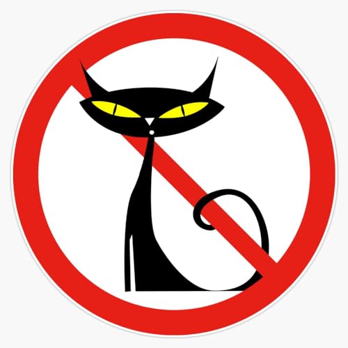 LAD Studio Prohibited Sign No Sly Cats