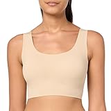 Rhonda Shear Women's Body Bra with Removable Pads, Nude, Medium