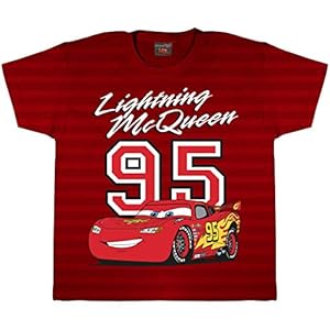 Disney Cars Lightning McQueen T-shirt, Kinderen, 80-134, Officiële Koopwaar