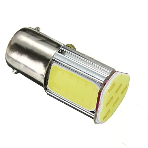 NaiCasy Blanco 1156 G18 BA15S 4 COB LED 5 W Bombilla Luz De Posición Trasera para Coche 12 V DC luz Blanca