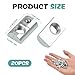 Nextpal 20 Pcs M6 T-Slot Nuts, Zinc Plated Spring Ball Roll-in T-Nuts Heavy Duty T-Track Mounting Hardware for Furniture Assembly Industrial Machinery, Automotive Repair and Workshop Applications