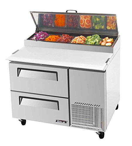 Turbo Air Super Deluxe Pizza Prep Table TPR-44SD-D2