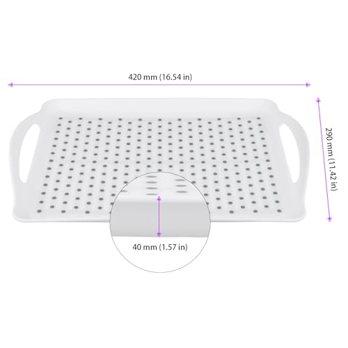 Plateau de service antidérapant pour éviter de renverser vos boissons - 3