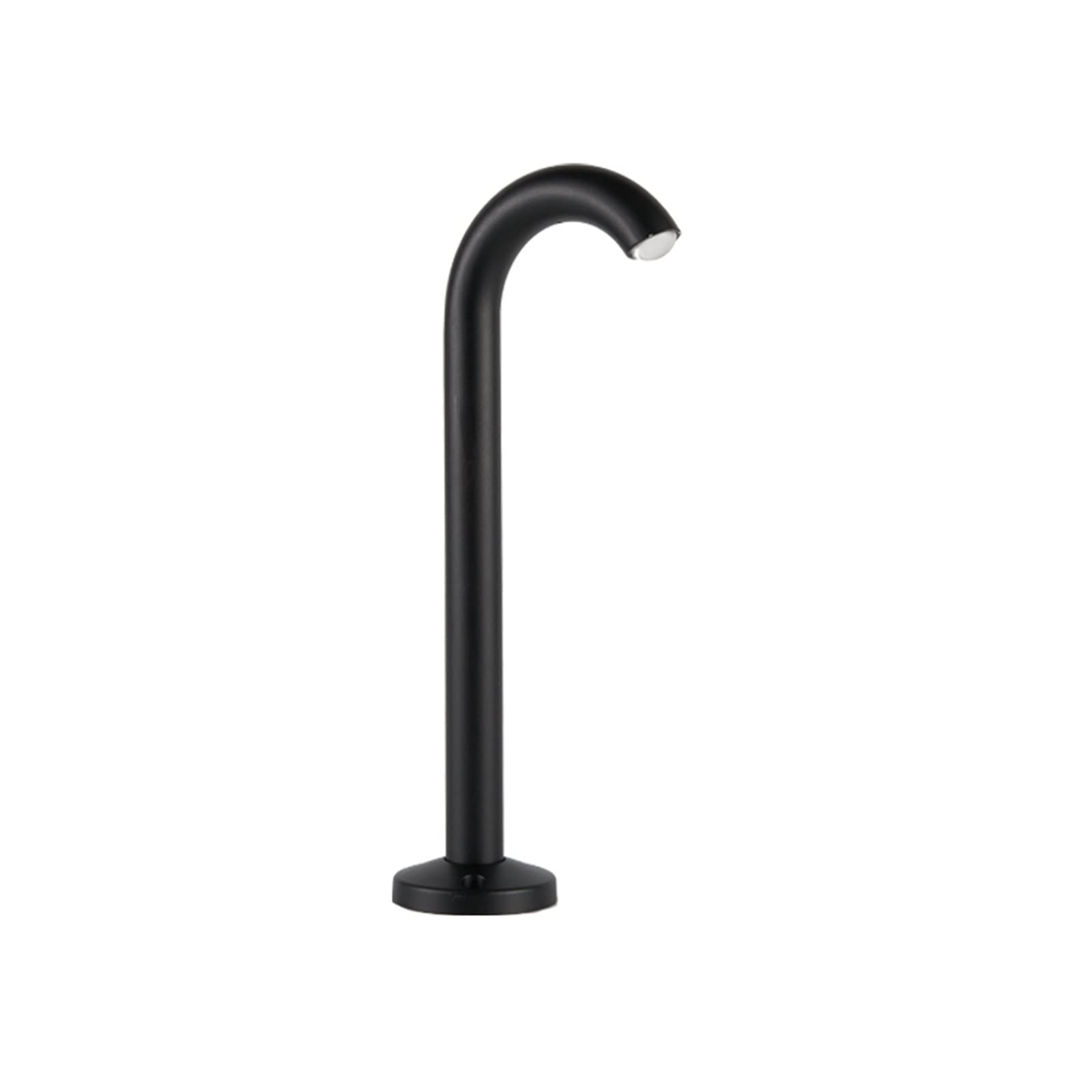 5W LED Jardín Césped Lámpara Simple Moderno Aluminio Exterior Impermeabile Pasillo Patio Villa Paisaje Pilar Césped Lámpara(Warm light,H40CM sand black)