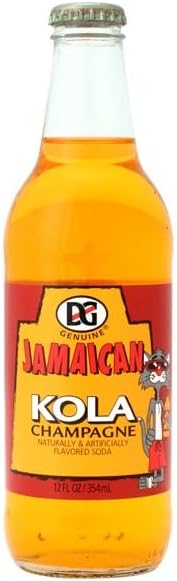 D&G Jamaican "Sof Drink" Genuine Glass Bottles 3pk (Kola Champagne, 12 fl oz)