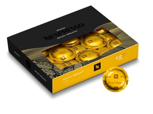 Nespresso Professional 50 Cáspulas de Café Brazil Organic para Cafeteras Nespreso Zenius