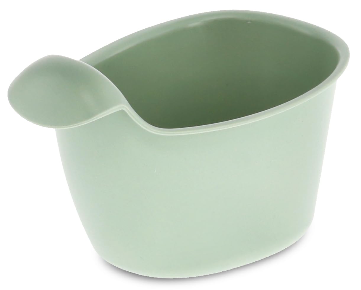 sun baby Nocnik dla dzieci 18-36 miesięcy NESTPOT, antypoślizgowe nóżki, ergonomiczne oparcie, wyjmowany wkład, tworzywo sztuczne, do 15 kg - Zielony-Biały
