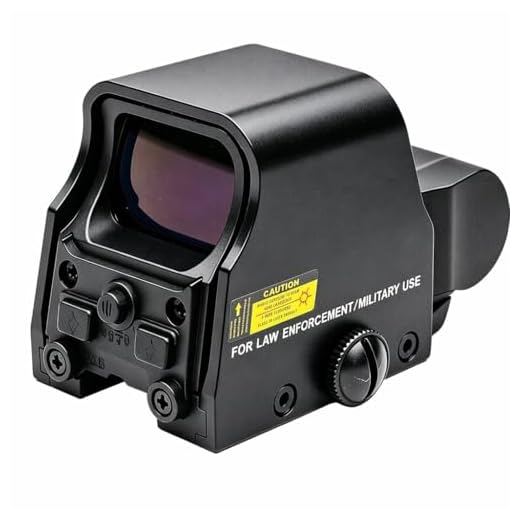 Holographic Sight 553 Red/Green Dot Sight, 1 MOA Dot, 5 Brightness Options, 20mm Rail Mount, Metal/Plastic, Water-Resistant, Shockproof, Black