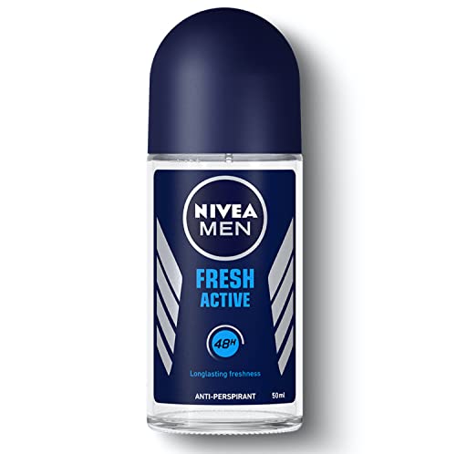 NIVEA MEN Fresh Active Anti-Perspirant Deodorant Roll On (50ml), Men's Anti-Perspirant Deodorant, Fresh Men's Roll On Deodorant + Fresh Masculine Fragrance - Image 8